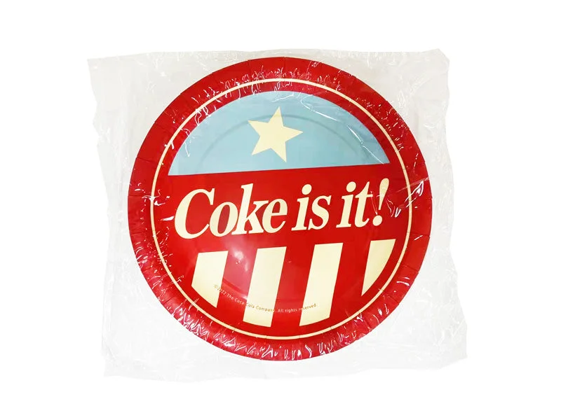 Paper Plate - Coca-Cola - LECC - 9.05in - 23cm - 10pcs -