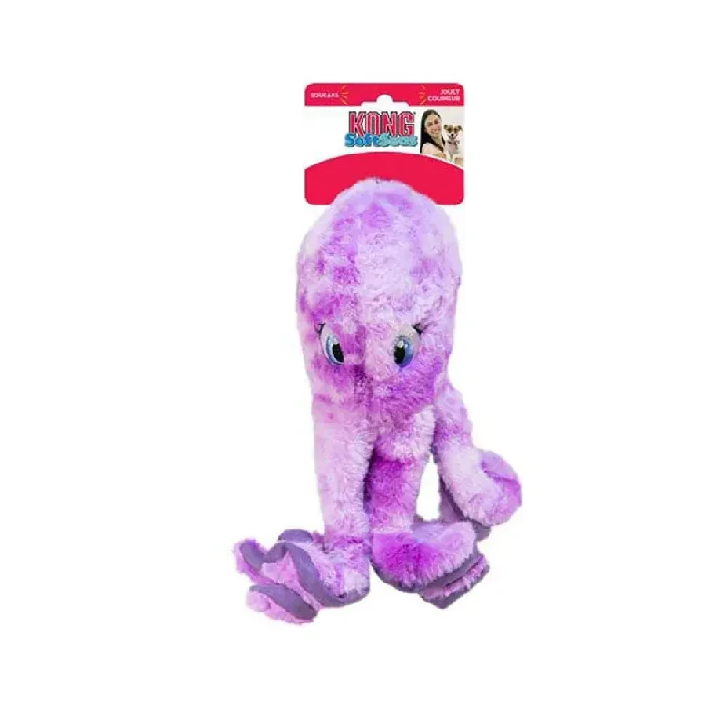 Kong® SoftSeas Octopus Dog Toys Purple Large
