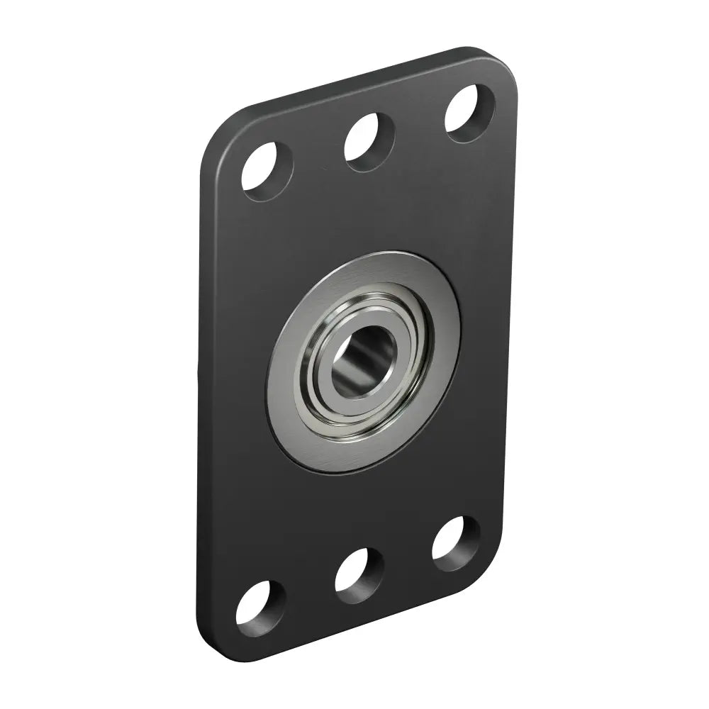ServoCity 5mm Bore Flat Pillow Block (16mm x 32mm Mounting Pattern) - 2 Pack