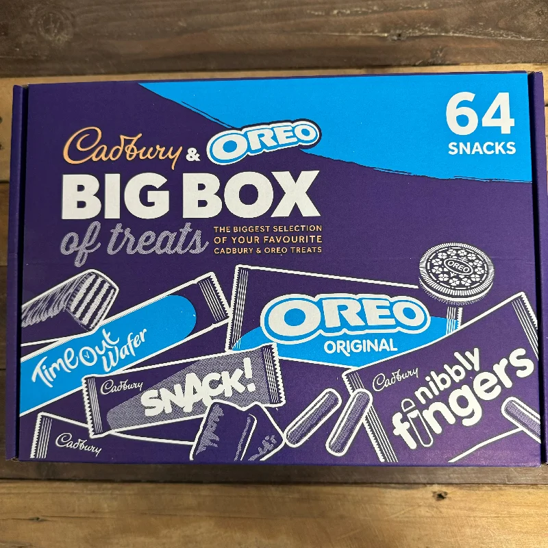 64x Cadbury & Oreo Treats (One Big Box of 64 Treats)