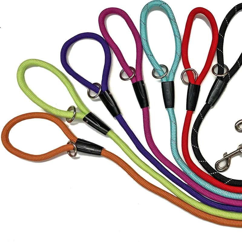 Rope Dog Leads - the Miro & Makauri "Oscar" Regular Grip w Trigger Hook