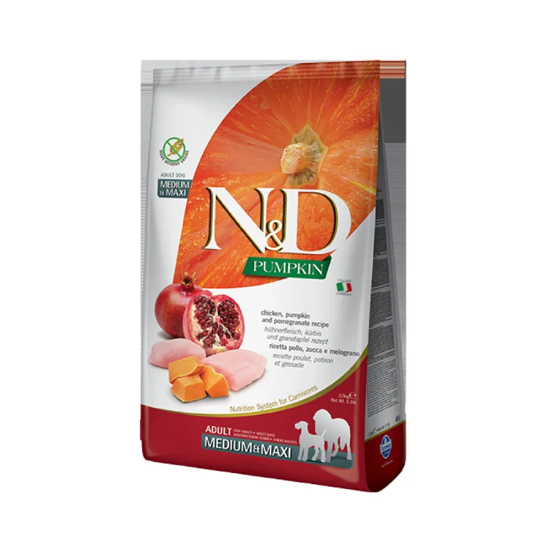 Farmina Grain Free Med Maxi Adult Chicken, Pumpkin & Pomegranate Dry Dog Food