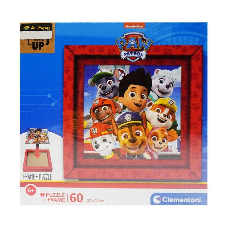 38808 CLEMENTONI PUZZLE PAW PATROL 60PC WITH FRAME