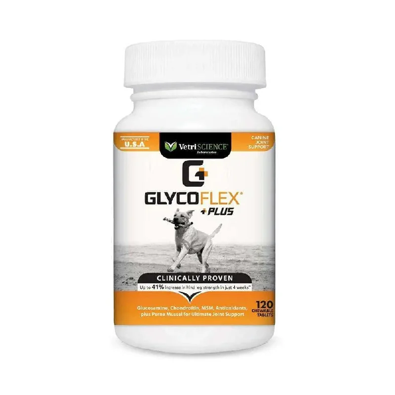 Vetri-Science Laboratories® Glycoflex® Plus Chewable Dog Tablets 120 Count