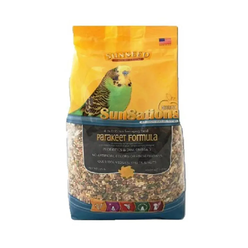 Sunseed® Sunsations™ Natural Parakeet Formula Seeds 2.5 Lbs