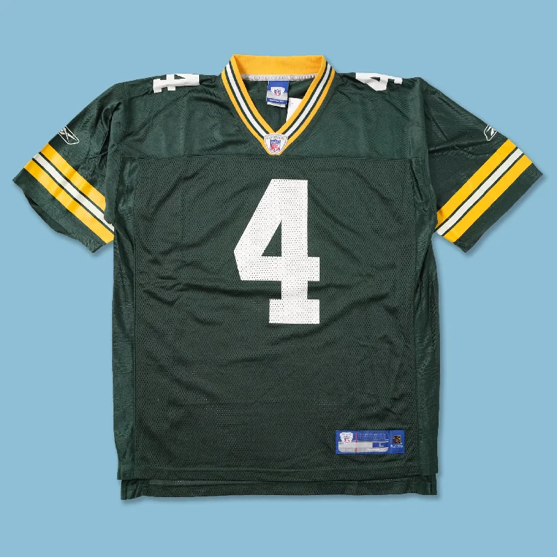 Vintage Reebok Green Bay Packers Brett Favre Jersey XLarge