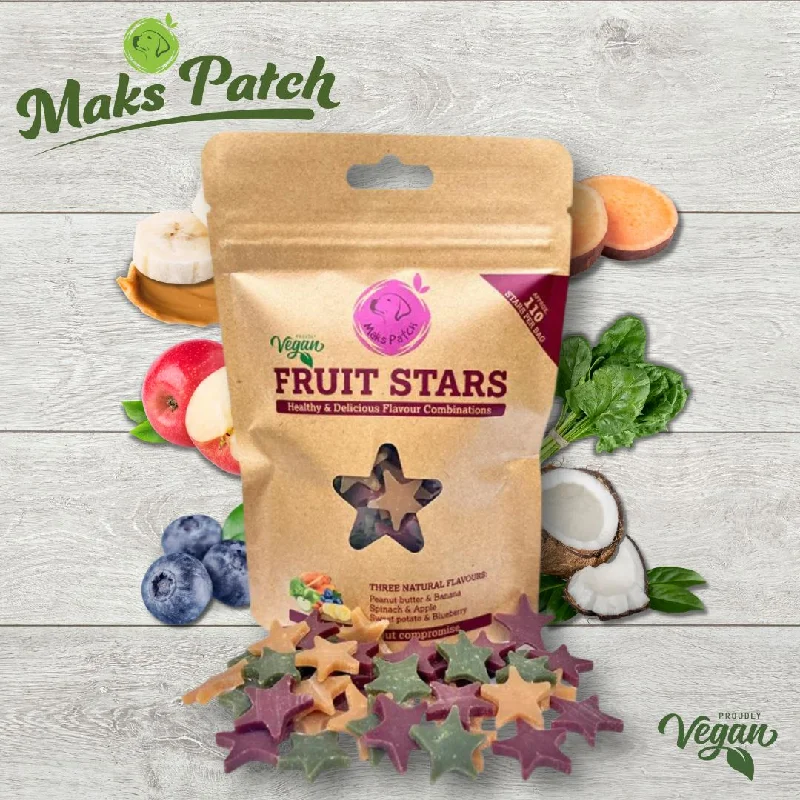 Vegan dog training treats - Maks Patch "Fruit Stars"