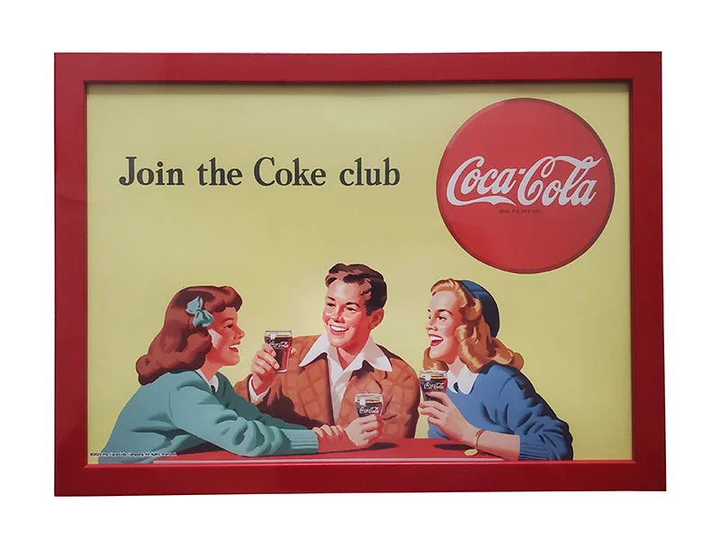 Photo Frame -Coca-Cola - AS2 - A4 - Red-