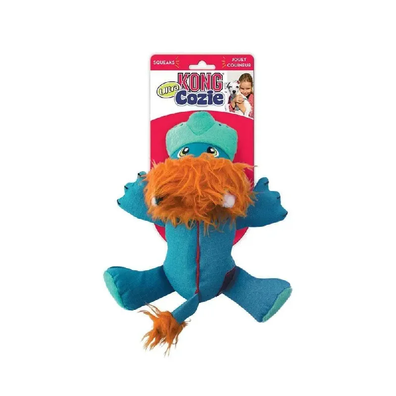 Kong® Cozie Ultra Lucky Lion Dog Toys Tan Medium