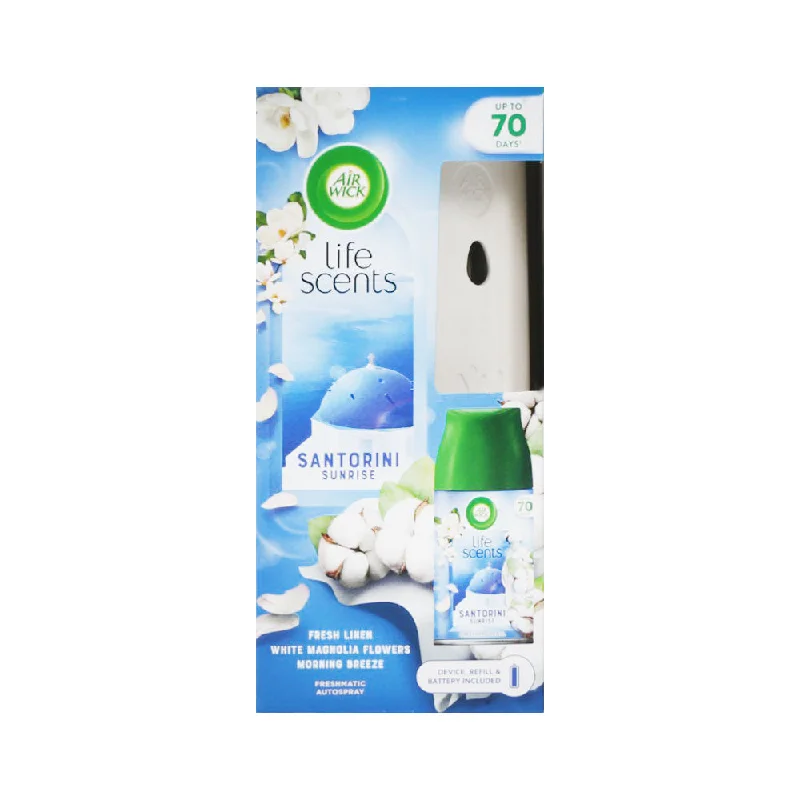 AIR WICK AIR FRESHNER MACHINE SANTORINI SUN LINEN 250 ML