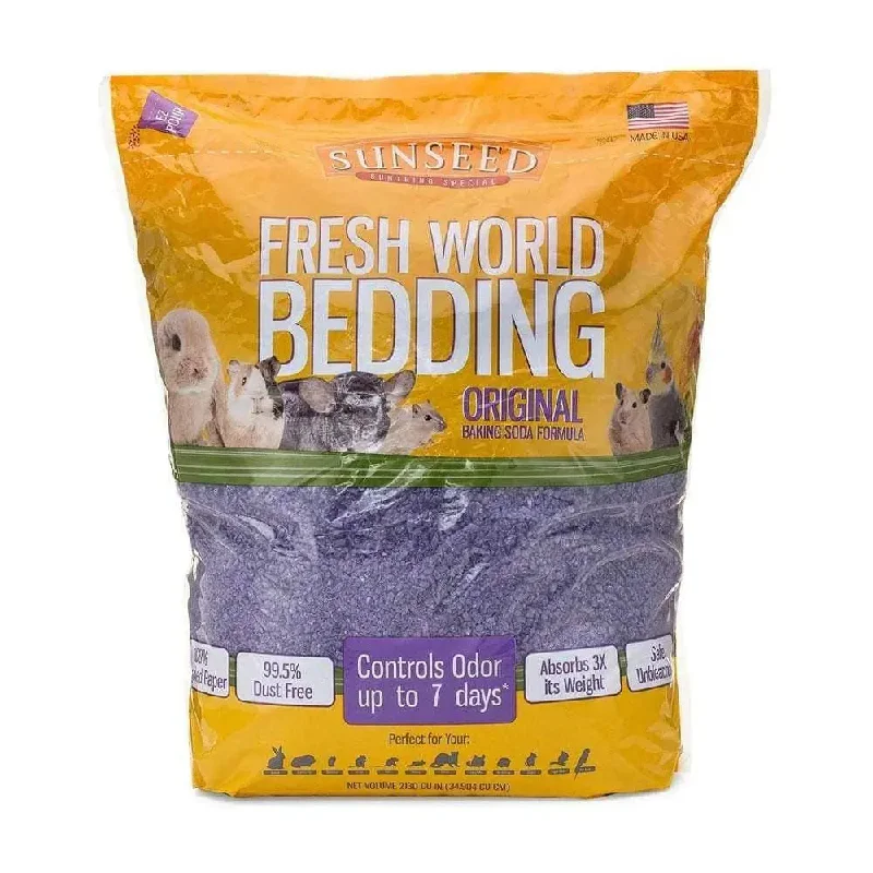 Sunseed® Fresh World® Small Animal Bedding Purple Color 2130 Cubic Feet