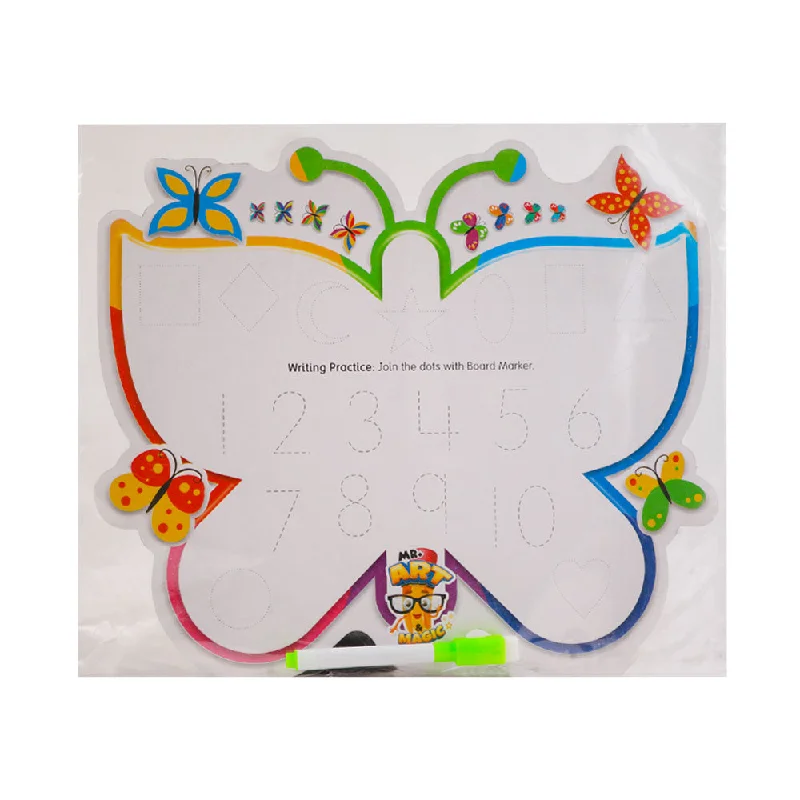 1104 MR.ART MAGIC WIRTE & LEARN WHITE BOARD BUTTERFLY