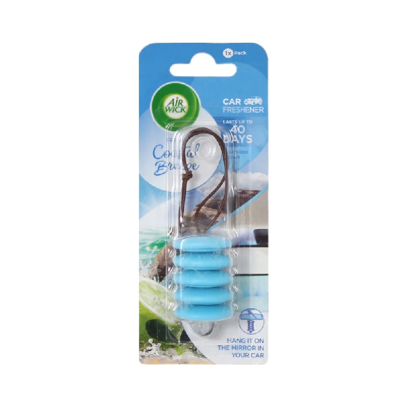 AIR WICK CAR FRESHNER COASTAL BREEZE FRESH 40 DAYS 9.8 GM