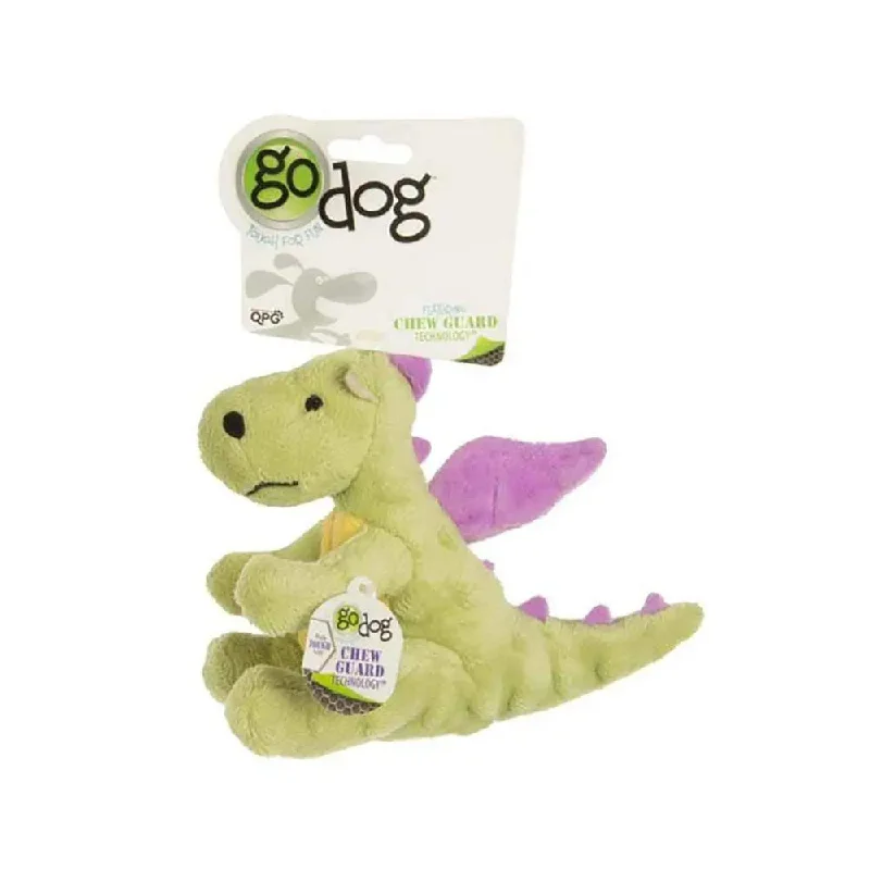 GoDog® Lime Dragons Dog Toys Small