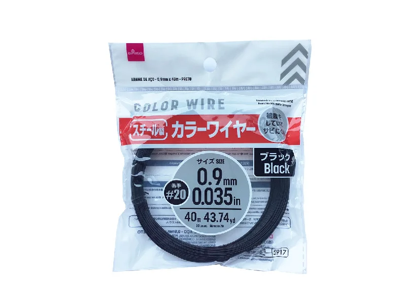 Color Wire Black 0.9mm x 40m