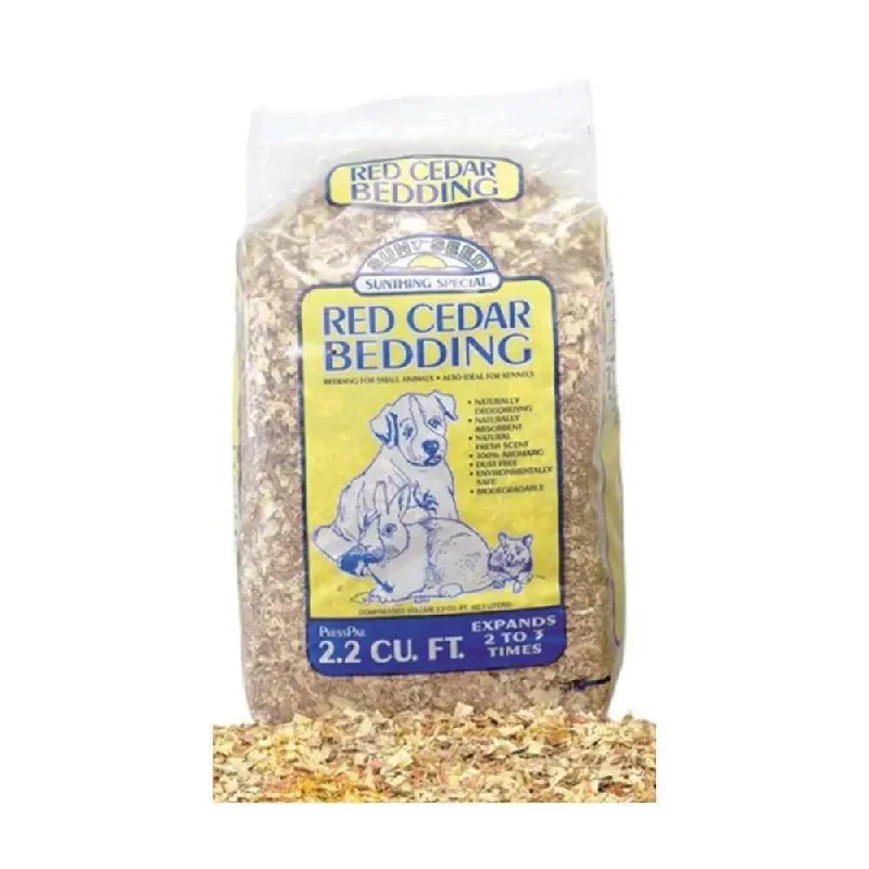 Sunseed® Aromatic Red Cedar Bedding for Small Animal & Kennel 5 Cubic Feet