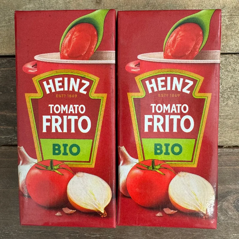 2x Heinz Tomato Frito Bio (Organic) Pureed Tomato Sauce Packs (2x350g)