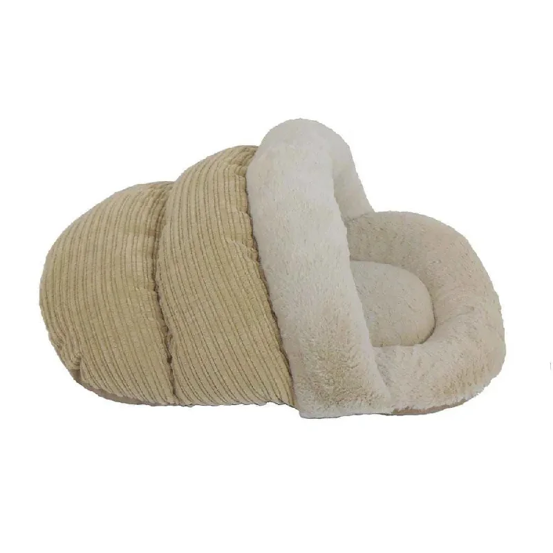 Arlee Pet Products Sly Slipper Cat Bed Sand 22 Inch