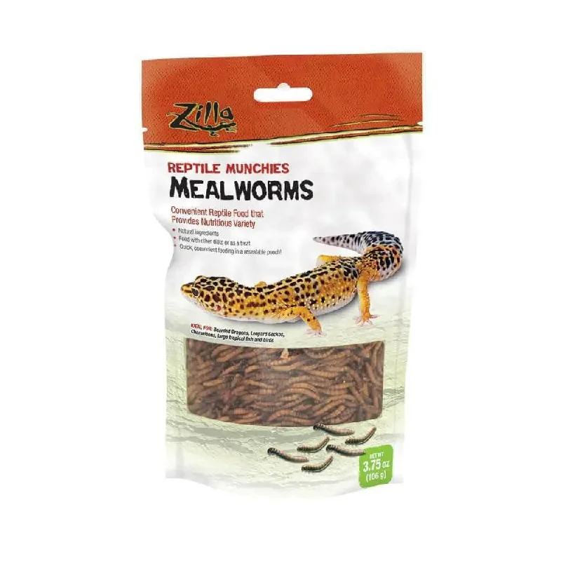 Zilla® Freeze Dried Munchies Mealworm Reptile Food 3.75 Oz