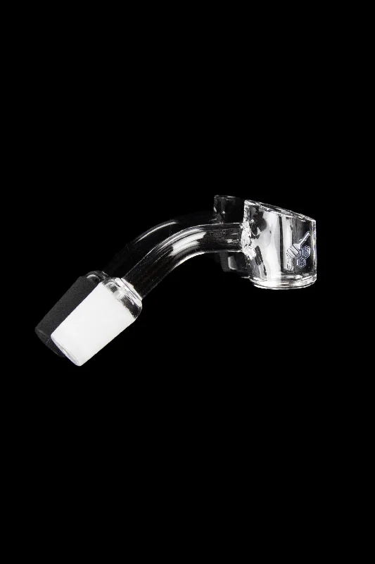 Honeybee Herb 45 Degree Original Quartz Banger - Yellow Line