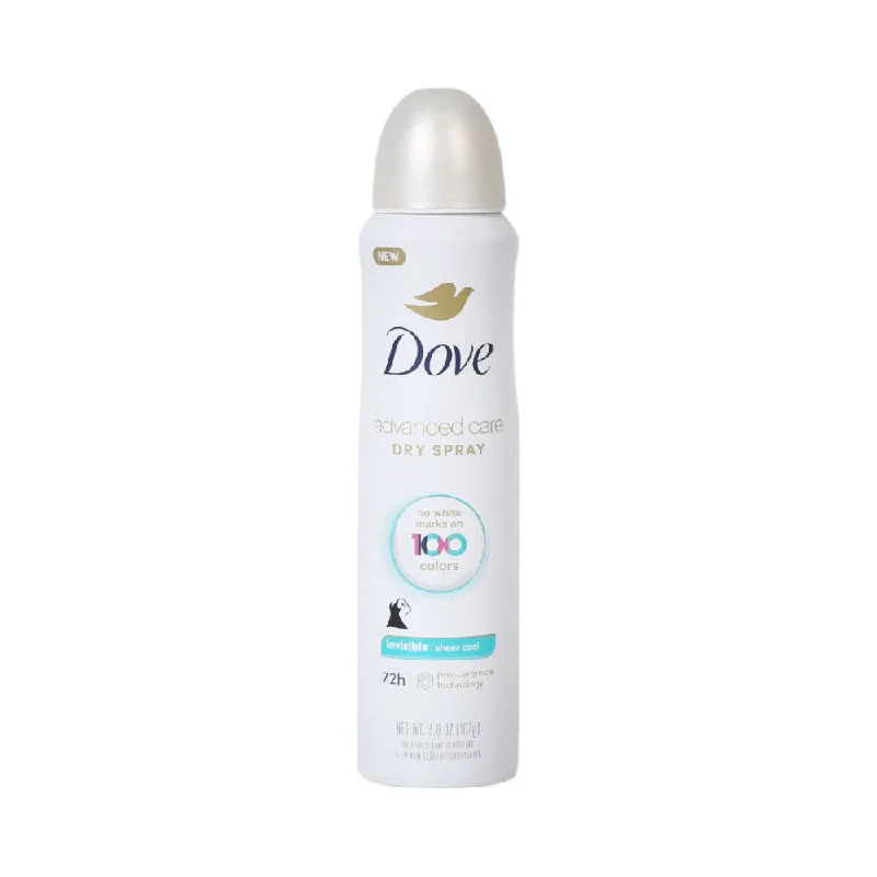 DOVE DEODORANT SPRAY INVISIBLE SHEER COOL 107 GM