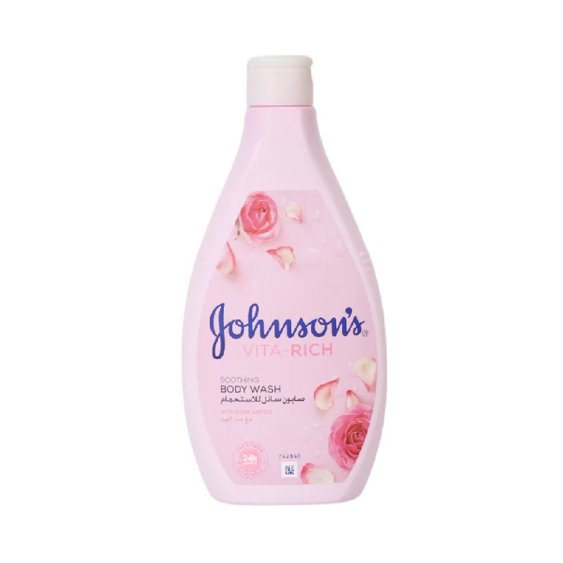 JOHNSONS BODY WASH ROSE WATER 400 ML BASIC