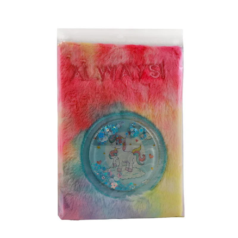 12-177 NOTE BOOK FURR ALWAYS UNICORN