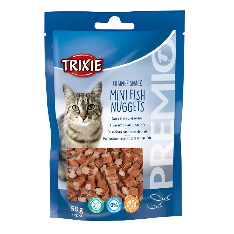 Trixie Premio Trainer Snack Mini Fish Nuggets Cat Treat  50 gm