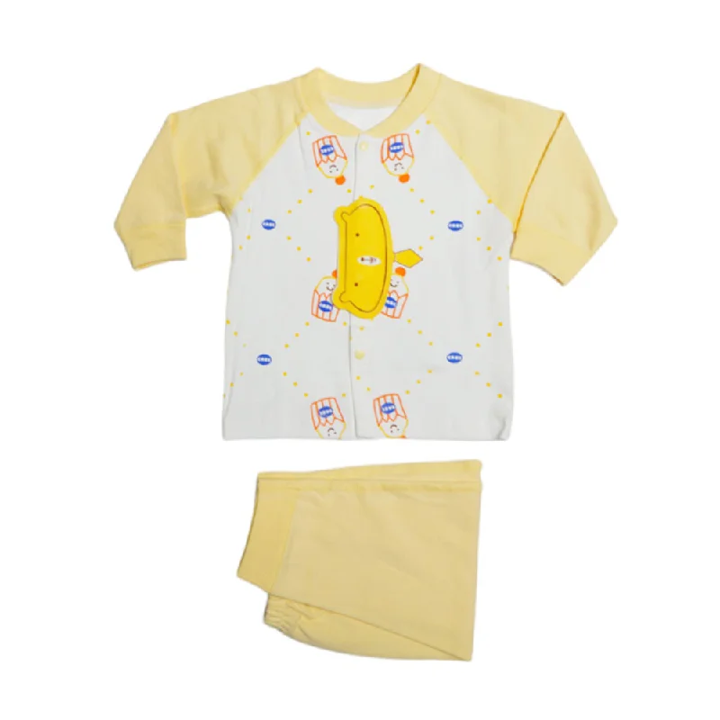 BOYS L/S 2PC PAJAMA SUIT MZS-24 6-9M 3068
