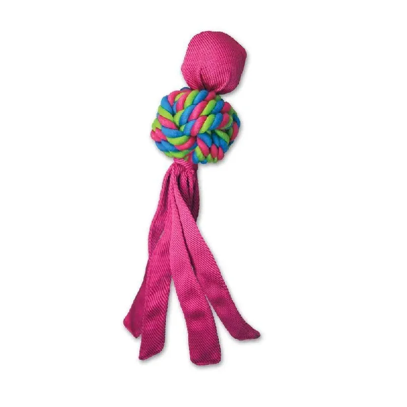 KONG Wubba Weave Twist-Knot Dog Toy Assorted