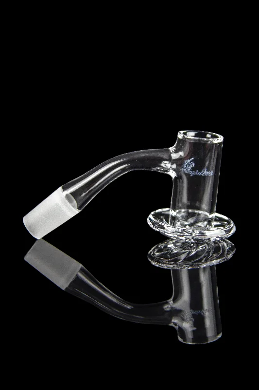 Honeybee Herb Beehive Quartz Banger - Black Line