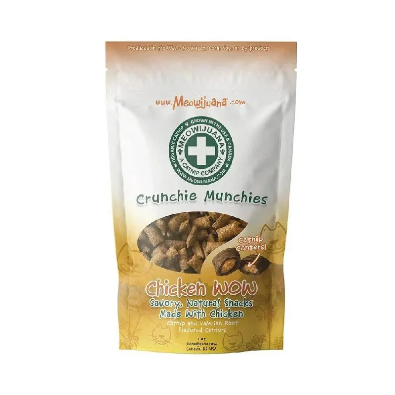 Meowijuana® Crunchie Munchie Chicken Cat Treats 3 Oz