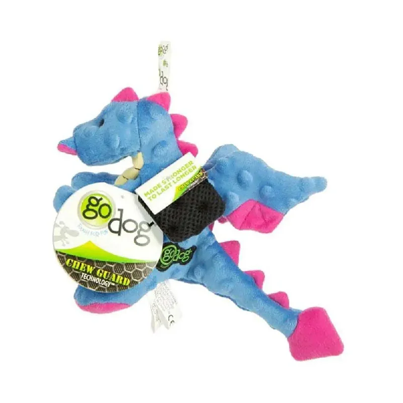 GoDog® Periwinkle Dragons Dog Toys Large