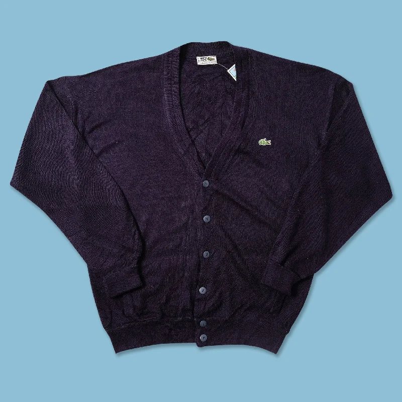 Vintage Lacoste Knit Cardigan XLarge