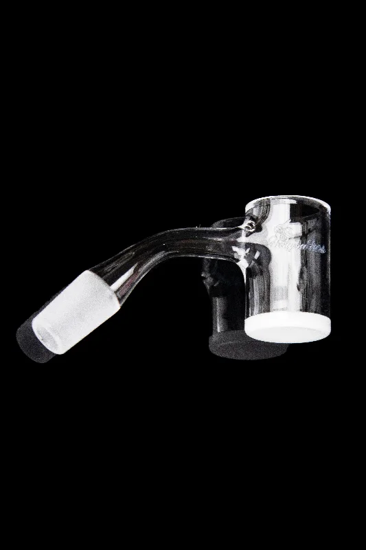 Honeybee Herb 45 Degree Honey & Milk Bevel Quartz Banger - Black Line