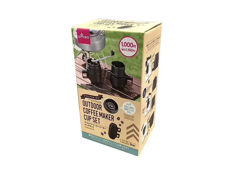 Outdoor coffee maker cup set