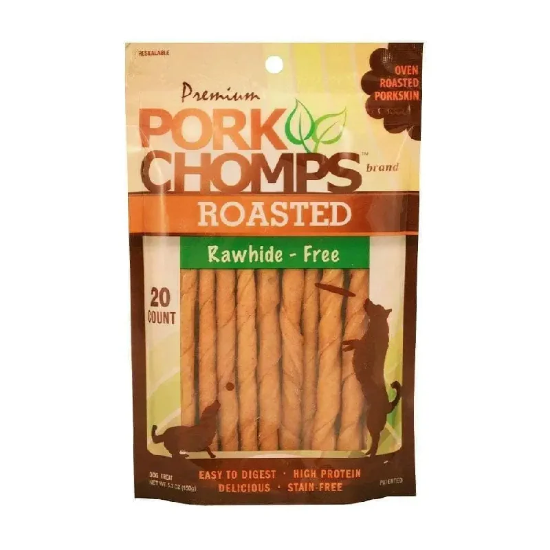 Pork Chomps™ Pork Flavor Roasted Small Twists Dog Treats 20 Count