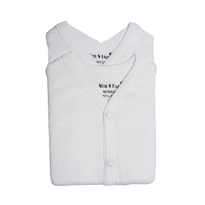 FRONT OPEN S/L VEST 2PC PACK NICE & EASY MZS-24 N.B HC007