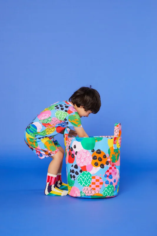 Spotty Kids Toy Basket