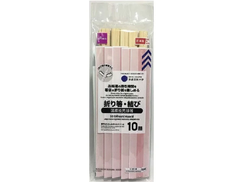 SG Orihashi Musubi Japanese cypress Genroku chopsticks 10 sets