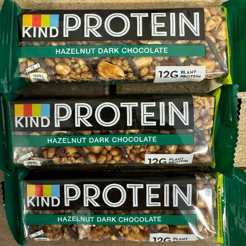12x KIND Protein Hazelnut Dark Chocolate Bars (12x50g)