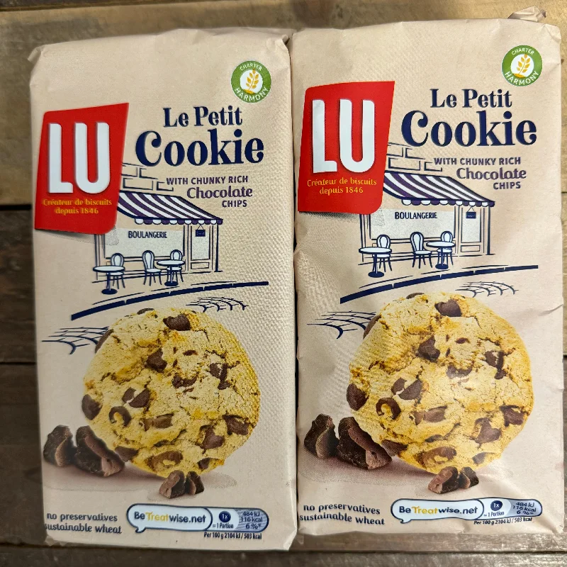 2x LU Le Petit Cookie with Chunky Rich Chocolate Chips Packs (2x184g)