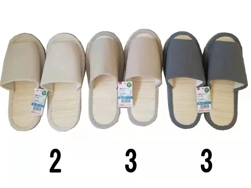 Outer Seam Slippers -Plain - White Bamboo - US 7-9 EU 40-43-