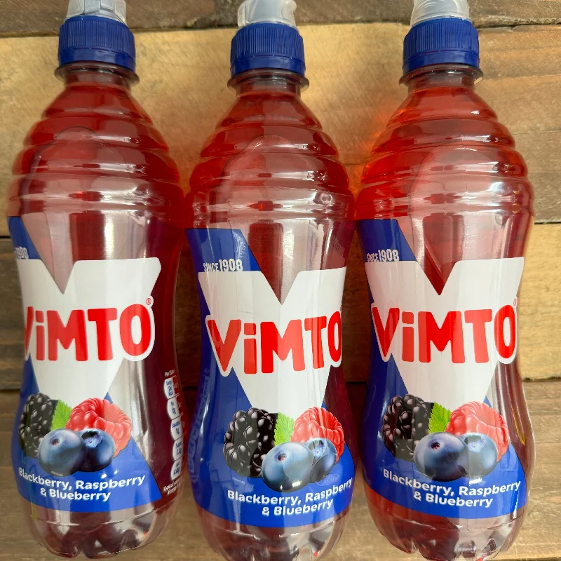 6x Vimto Blackberry, Raspberry & Blueberry Bottles (6x500ml)
