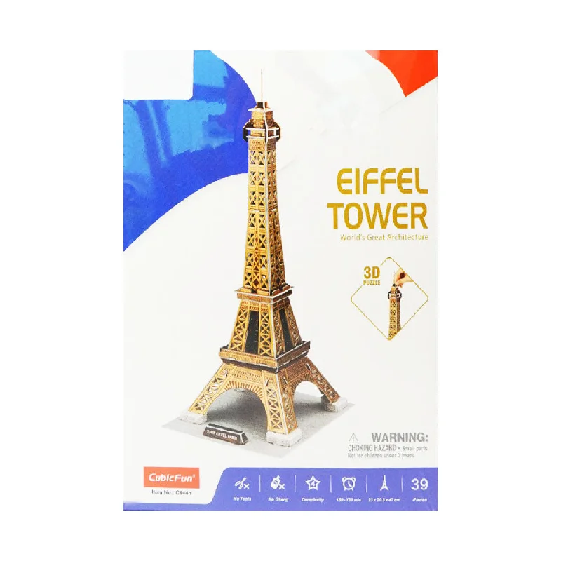 C044H CUBICFUN 3D PUZZLE EIFFEL TOWER 39PC