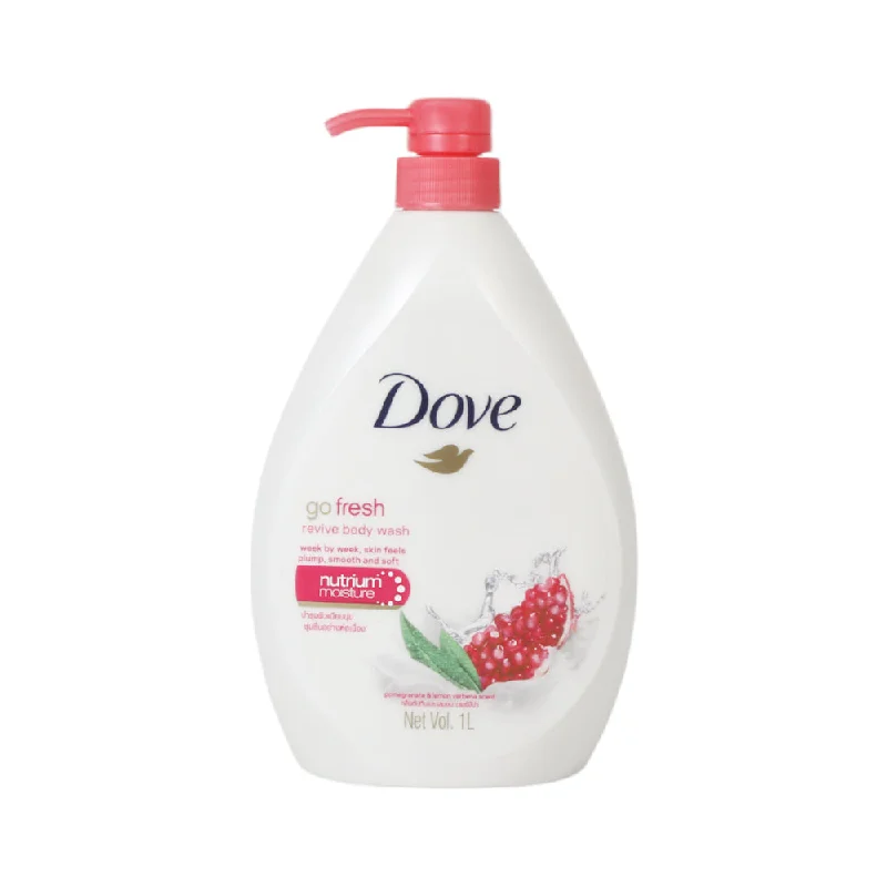 DOVE BODY WASH GO FRESH POMEGRANATE & LEMON SCENT 1 LTR