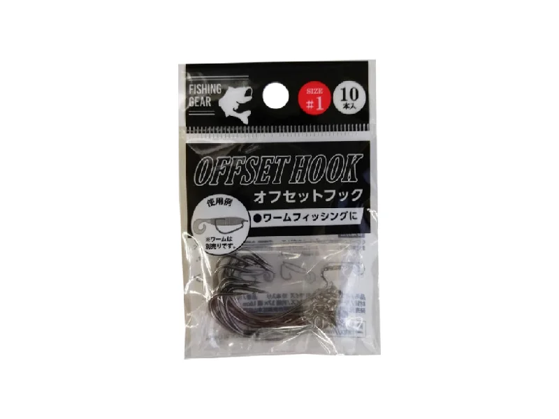 offset hook #1size 10pcs TURI-1