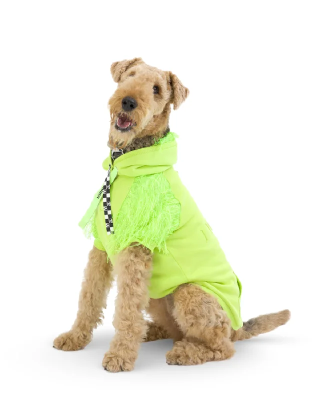 I Woof U Green Dog Hoodie