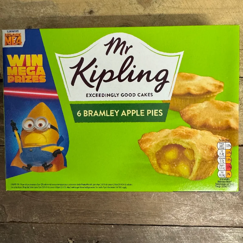 12x Mr Kipling Bramley Apple Pies (2 Packs of 6 Pies)