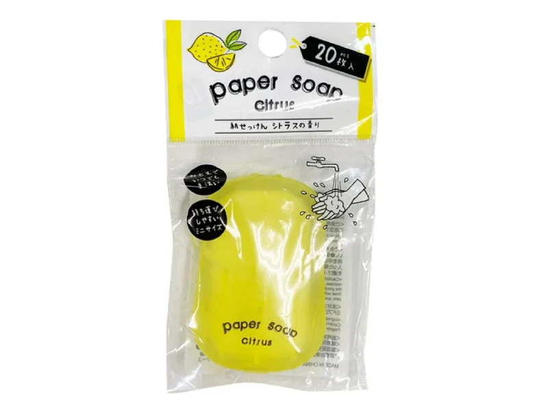 Paper soap 20 pieces -citrus-